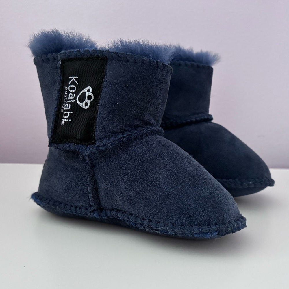 Koalabi Sheepskin Baby Booties, 6+ months